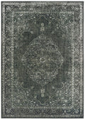 Rugs Dining Room Rugs 31" x 236" x 0.13" Smoke Viscose Runner Rug 986 HomeRoots