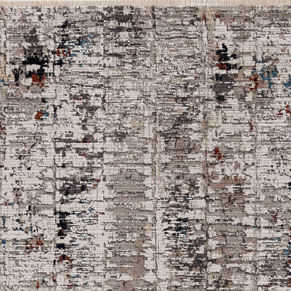 Rugs Dining Room Rugs - 47" X 65" X 0.'25" Beige/Grey Polyester Rug HomeRoots