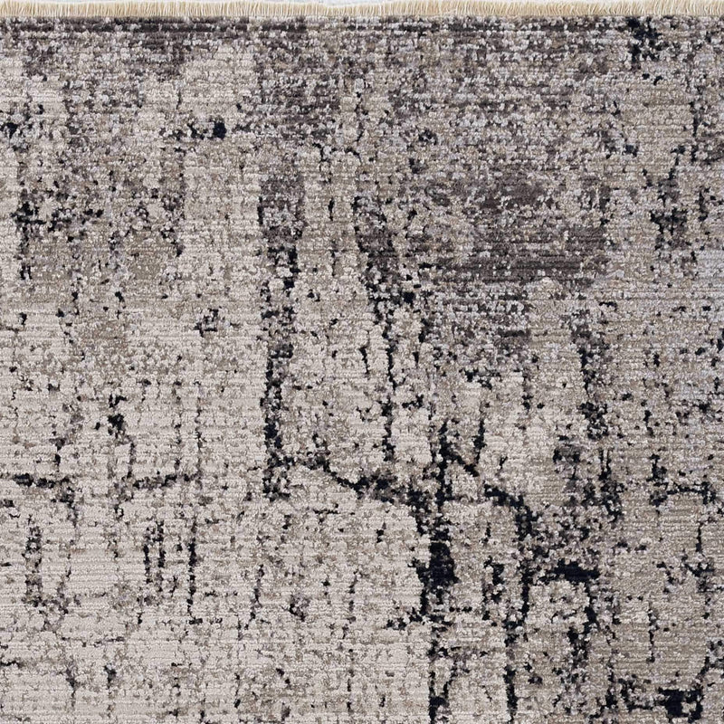 Rugs Dining Room Rugs - 47" X 65" X 0.'25" Ivory/Grey Polyester Rug HomeRoots