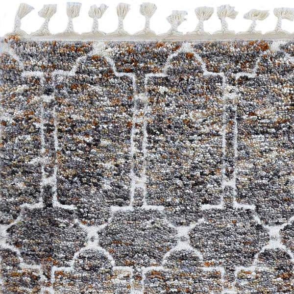 Rugs Dining Room Rugs - 94" X 126" X 1" Mocha Polyester Rug HomeRoots