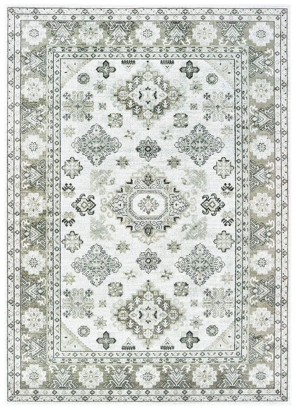 Rugs Discount Area Rugs - 108" x 144" x 0.13" Cream Viscose Oversize Rug HomeRoots