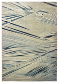 Rugs Discount Area Rugs 22" x 36" x 0.3" Blueberry Polyester/Olefin Accent Rug 207 HomeRoots