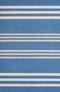 Rugs Discount Area Rugs - 23" x 36" x 0.3" Blue Polypropylene Accent Rug HomeRoots