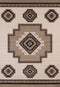 Rugs Discount Area Rugs 61" x 90" x 0.5" Cream Polypropylene Area Rug 1468 HomeRoots