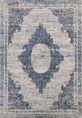 Rugs Discount Area Rugs 63" x 86" x 0.5" Cream Polypropylene Area Rug 2050 HomeRoots