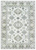 Rugs Discount Area Rugs - 90" x 114" x 0.13" Cream Viscose Area Rug HomeRoots