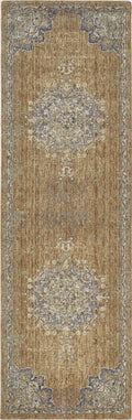 Rugs Discount Rugs - 108" X 156" X 0.'5" Coffee Wool Rug HomeRoots