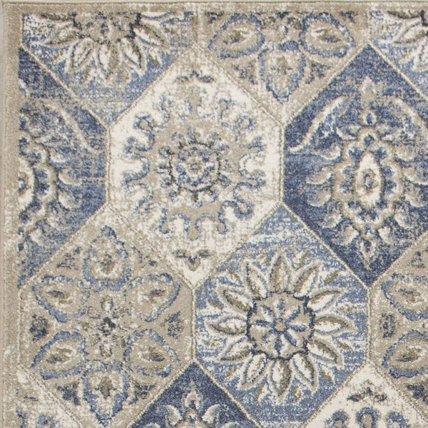 Rugs Discount Rugs - 108" X 156" X 0.'5" Pewter Polypropylene Rug HomeRoots