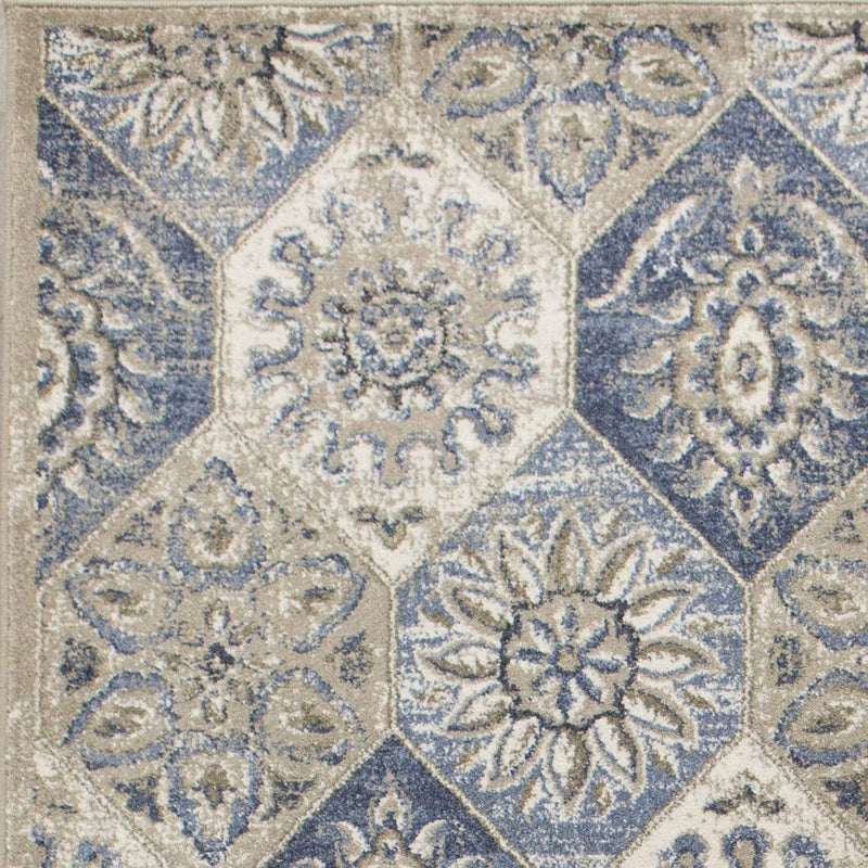 Rugs Discount Rugs - 108" X 156" X 0.'5" Pewter Polypropylene Rug HomeRoots