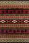 Rugs Discount Rugs - 23" x 86" x 0.4" Brown Polypropylene Runner Rug HomeRoots