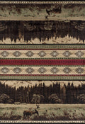 Rugs Discount Rugs - 23" x 86" x 0.4" Green Polypropylene Runner Rug HomeRoots