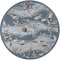 Rugs Discount Rugs - 27" X 45" X 0.'25" Seafoam Polyester Rug HomeRoots