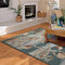 Rugs Discount Rugs - 39" X 63" X 0.'25" Seafoam Polyester Rug HomeRoots