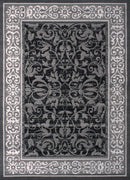Rugs Discount Rugs 63" x 86" x 0.31" Grey Polypropylene Area Rug 8824 HomeRoots
