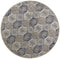 Rugs Discount Rugs - 63" X 91" X 0.'5" Pewter Polypropylene Rug HomeRoots