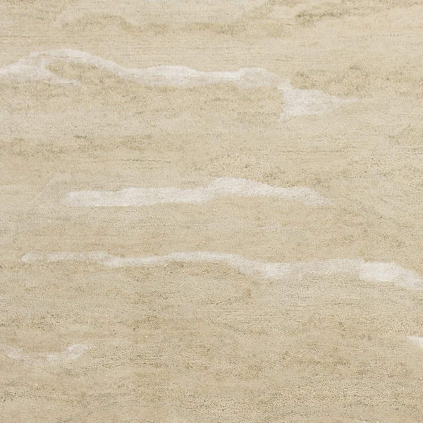 Rugs Dynamic Rugs - 102" X 138" X 0.'5" Beige Wool / Viscose Rug HomeRoots