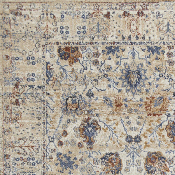 Rugs Dynamic Rugs - 108" X 156" X 0.'5" Beige Polypropylene Rug HomeRoots
