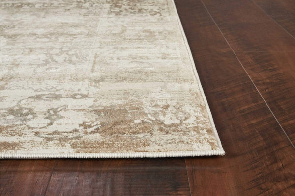 Rugs Dynamic Rugs - 114" X 156" X 0.'25" Beige Polypropylene / Viscose Rug HomeRoots