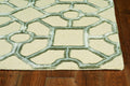 Rugs Dynamic Rugs - 144" X 180" X 0.'5" Beige Wool / Viscose Rug HomeRoots