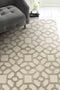 Rugs Dynamic Rugs - 60" X 84" X 0.'5" Beige Wool / Viscose Rug HomeRoots