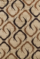 Rugs Dynamic Rugs 63" x 86" x 0.4" Beige Polypropylene Area Rug 1910 HomeRoots