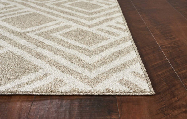 Rugs Dynamic Rugs - 79" X 114" X 0.'5" Beige Polypropylene Rug HomeRoots