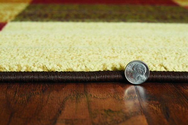 Rugs Dynamic Rugs - 94" X 118" X 0.'5" Beige Polypropylene Rug HomeRoots