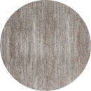 Rugs Dynamic Rugs 94" x 94" x 1.2" Beige Microfiber Polyester Round Rug 1684 HomeRoots