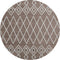 Rugs Dynamic Rugs - 94" x 94" x 1.2" Beige Microfiber Polyester Round Rug HomeRoots
