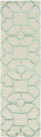 Rugs Dynamic Rugs - 96" X 120" X 0.'5" Beige Wool / Viscose Rug HomeRoots