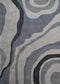 Rugs Entryway Rug - 23" x 86" x 0.46" Grey Polyester Runner Rug HomeRoots