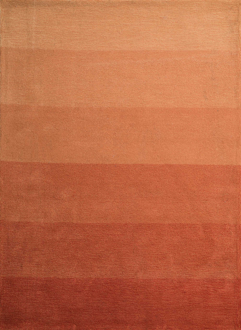 Rugs Entryway Rug - 23" x 86" x 0.46" Orange Polyester Runner Rug HomeRoots
