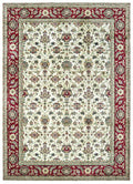 Rugs Entryway Rug 31" x 157" x 0.13" Ivory Viscose Runner Rug 1033 HomeRoots