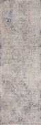 Rugs Entryway Rug - 32" x 96" x 0.2" Bone Polyester Runner Rug HomeRoots
