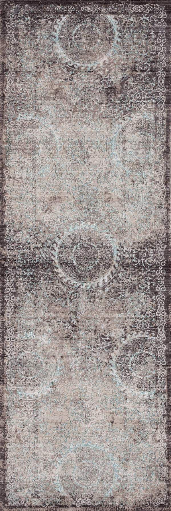 Rugs Entryway Rug - 32" x 96" x 0.2" Multi Polyester Runner Rug HomeRoots