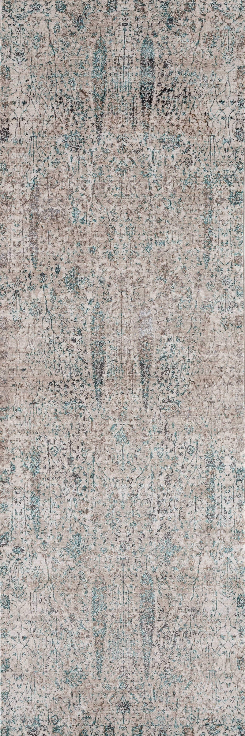 Rugs Entryway Rug - 32" x 96" x 0.2" Natural Polyester Runner Rug HomeRoots