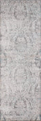 Rugs Entryway Rug - 32" x 96" x 0.2" Turquoise Polyester Runner Rug HomeRoots