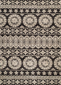 Rugs Entryway Runner Rug - 31" x 47" x 0.39" Onyx Polyester Runner Rug HomeRoots