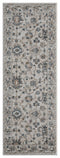 Rugs Entryway Runner Rug 31" x 86" x 0.79" Beige Microfiber/Polyester Runner Rug 8019 HomeRoots