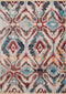 Rugs Extra Large Area Rugs - 94" x 126" x 0.24" Multi Polyester Oversize Rug HomeRoots