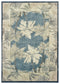 Rugs Extra Large Area Rugs - 94" x 126" x 0.3" Blueberry Polyester/Olefin Oversize Rug HomeRoots