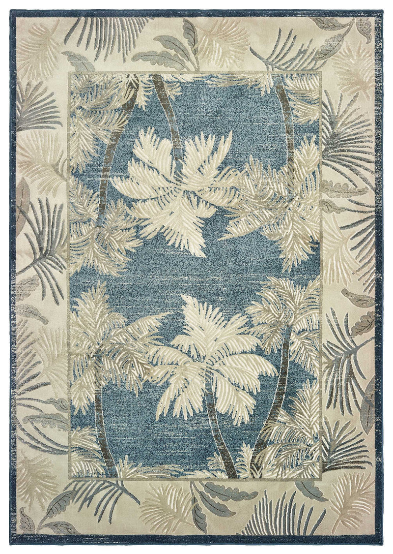 Rugs Extra Large Area Rugs - 94" x 126" x 0.3" Blueberry Polyester/Olefin Oversize Rug HomeRoots