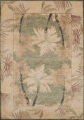 Rugs Extra Large Area Rugs - 94" x 126" x 0.3" Seafoam Polyester/Olefin Oversize Rug HomeRoots
