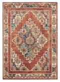 Rugs Extra Large Area Rugs 94" x 126" x 0.37" Brick Olefin Frieze Oversize Rug 9753 HomeRoots