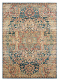 Rugs Extra Large Area Rugs 94" x 126" x 0.37" Multi Olefin Frieze Oversize Rug 9767 HomeRoots