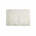 Rugs Faux Fur Rug - 60" x 96" x 1.5" Off White, Faux Fur, Rectangular - Area Rug HomeRoots