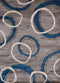 Rugs Fireplace Rugs 31" x 50" x 0.47" Grey Polypropylene Accent Rug 8593 HomeRoots