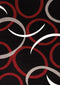 Rugs Fireplace Rugs 63" x 86" x 0.43" Grey Polypropylene Area Rug 8664 HomeRoots