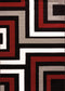 Rugs Fireplace Rugs 63" x 86" x 0.43" Grey Polypropylene Area Rug 8666 HomeRoots