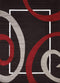Rugs Fireplace Rugs 94" x 126" x 0.43" Grey Polypropylene Area Rug 8669 HomeRoots